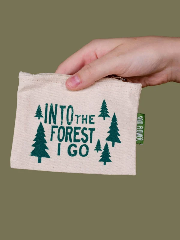 Into the Forest Small Zipper Pouch