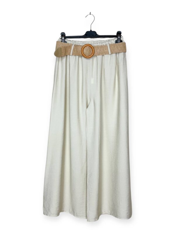 Solid Wide-Leg Pants