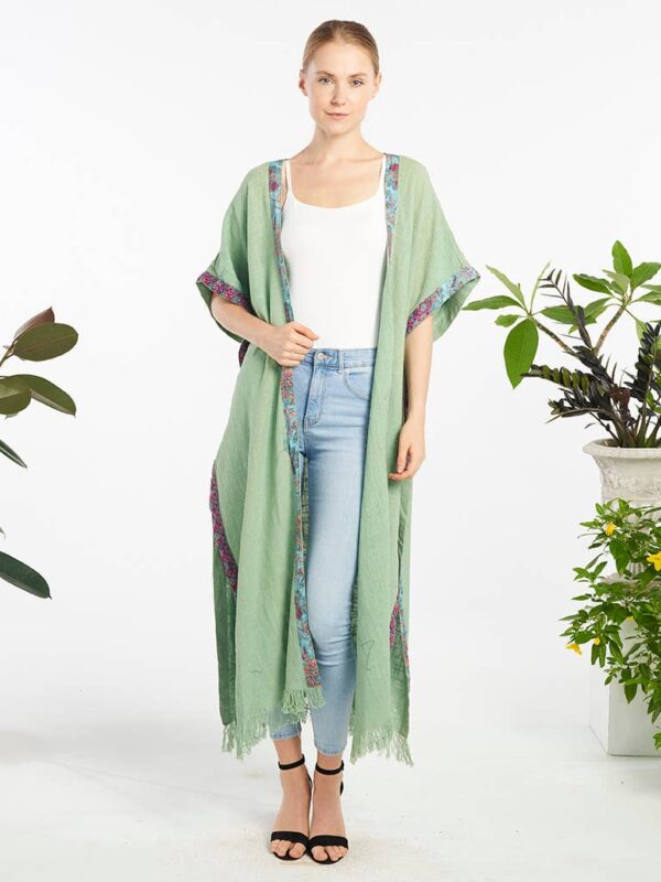Cotton Kimono — Short Sleeve