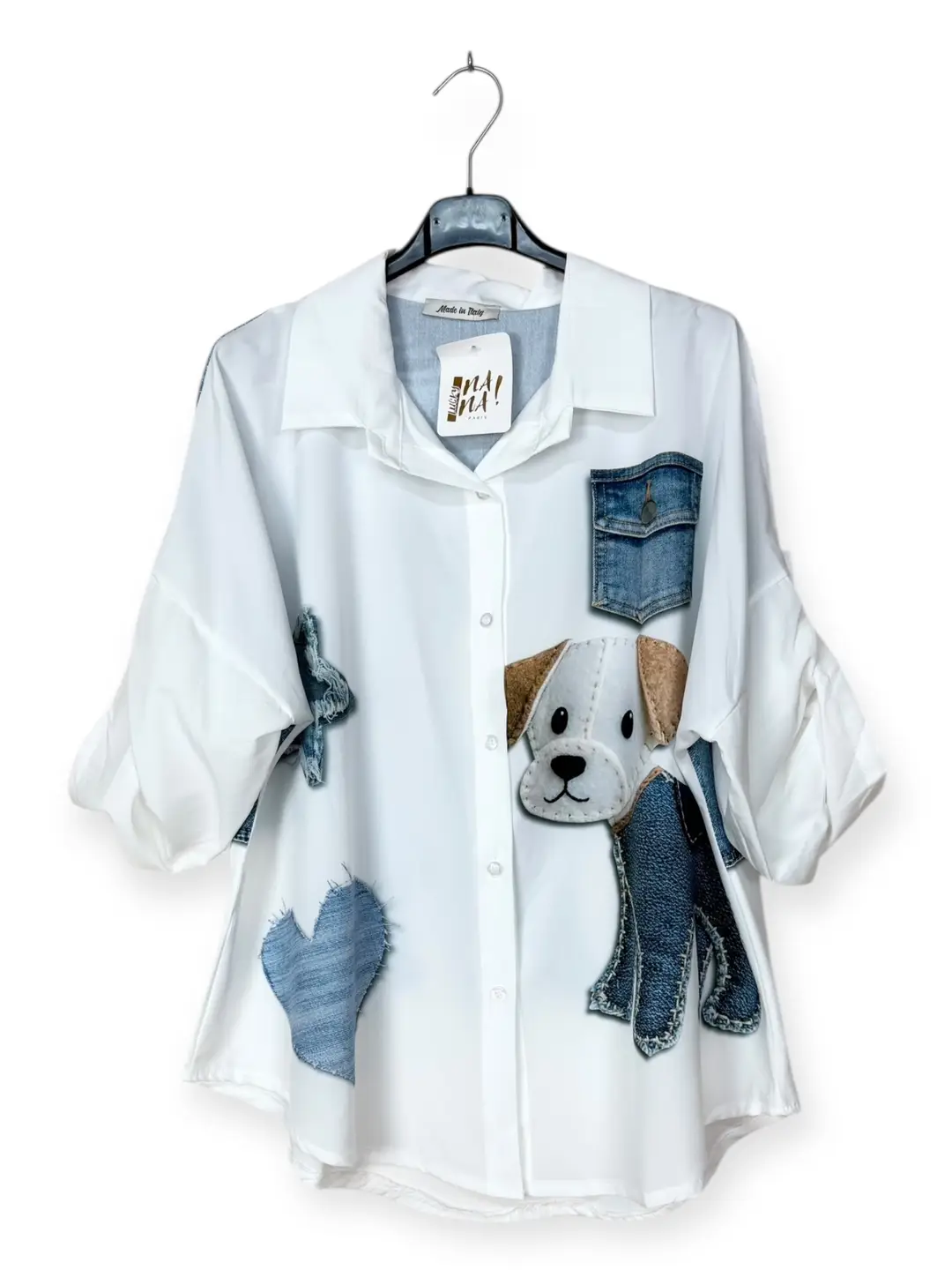 Patterned Blouse — Denim Dog